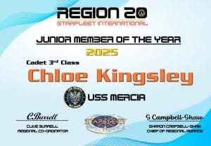 Region 20 Junior Member of the Year